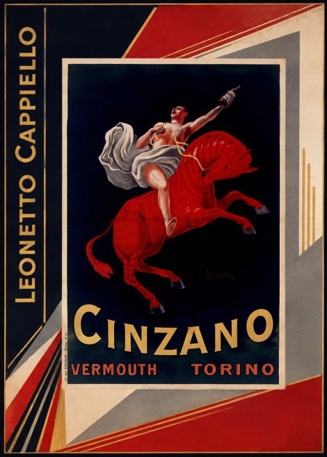 Leonetto Cappiello Cinzano Vermouth No2 - Póster