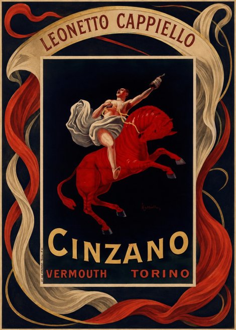 Leonetto Cappiello Cinzano Vermouth No3 - Póster