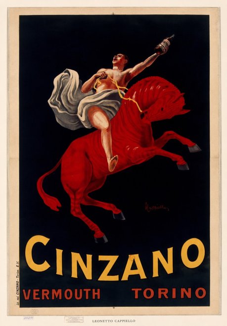 Leonetto Cappiello Cinzano Vermouth No6 - Póster