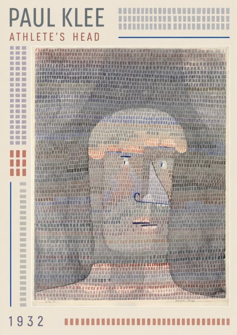 Paul Klee Athlete's Head No1 - Póster