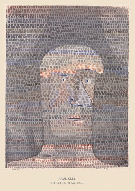 Paul Klee Athlete's Head No4 - Póster