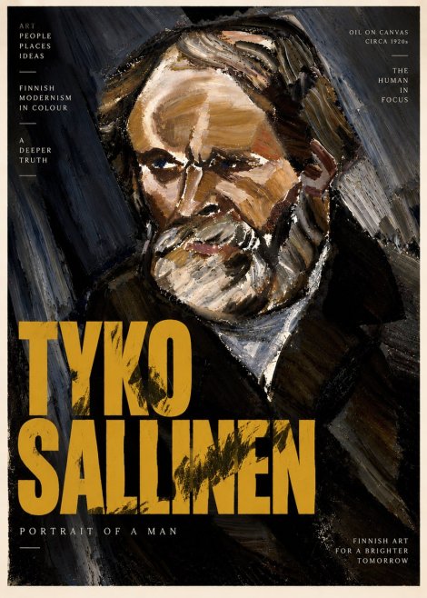 Tyko Sallinen Portrait of a Man III No5 - Póster