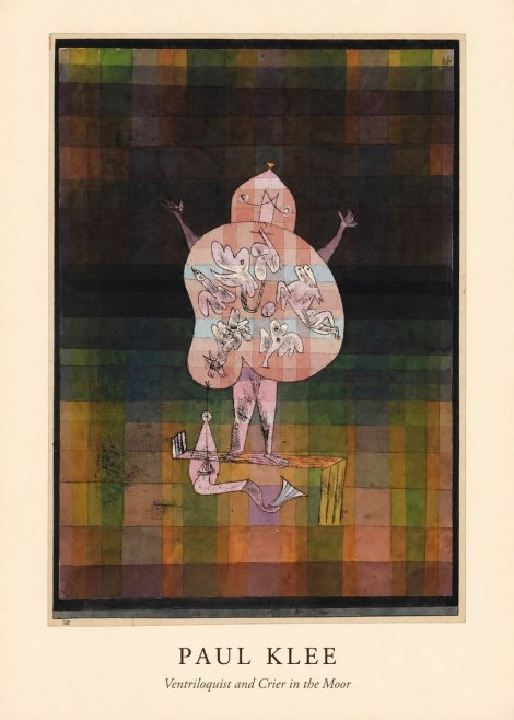 Paul Klee Ventriloquist and Crier in the Moor No4 - Póster