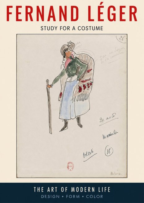 Fernand Léger Study for a Costume No2 - Póster