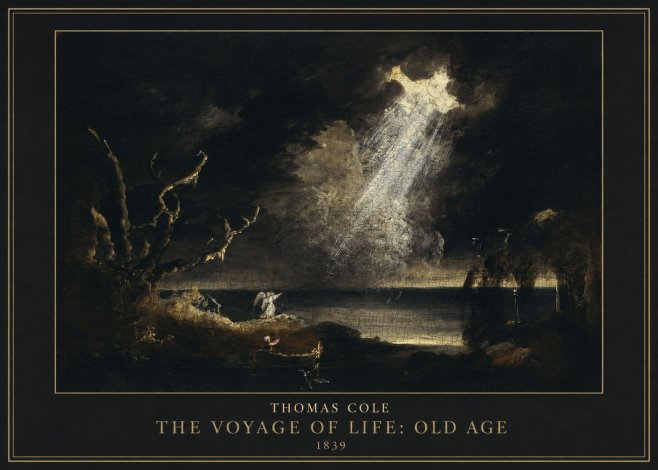 Thomas Cole The Voyage of Life: Old Age I No1 - Póster