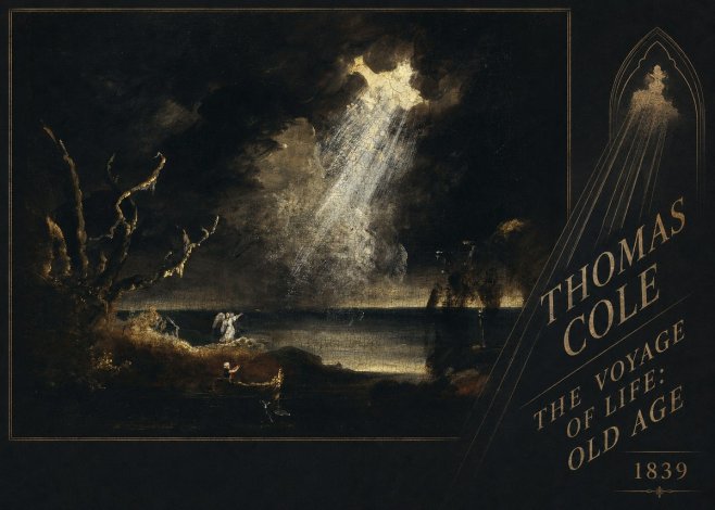 Thomas Cole The Voyage of Life: Old Age I No2 - Póster