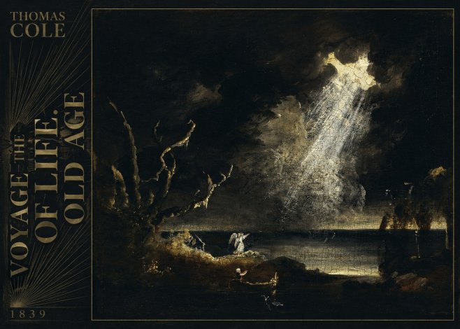Thomas Cole The Voyage of Life: Old Age I No4 - Póster