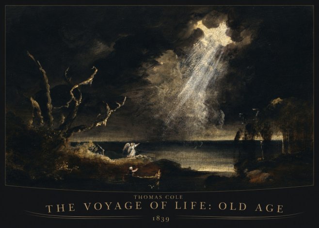 Thomas Cole The Voyage of Life: Old Age I No6 - Póster