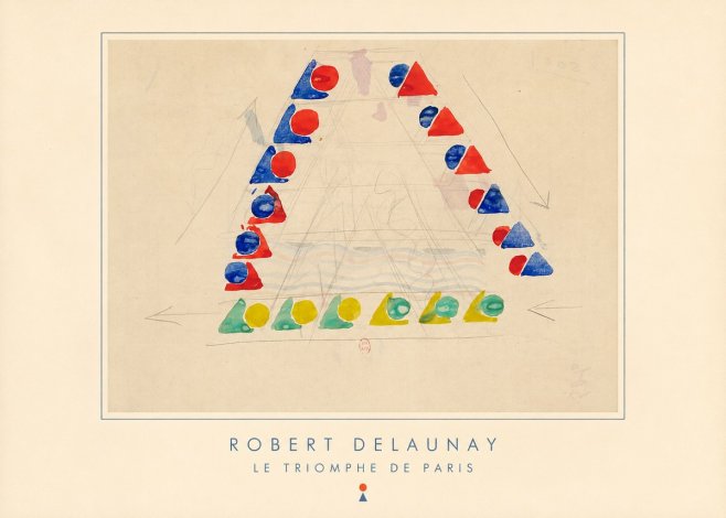 Robert Delaunay Le Triomphe De Paris II No5 - Póster