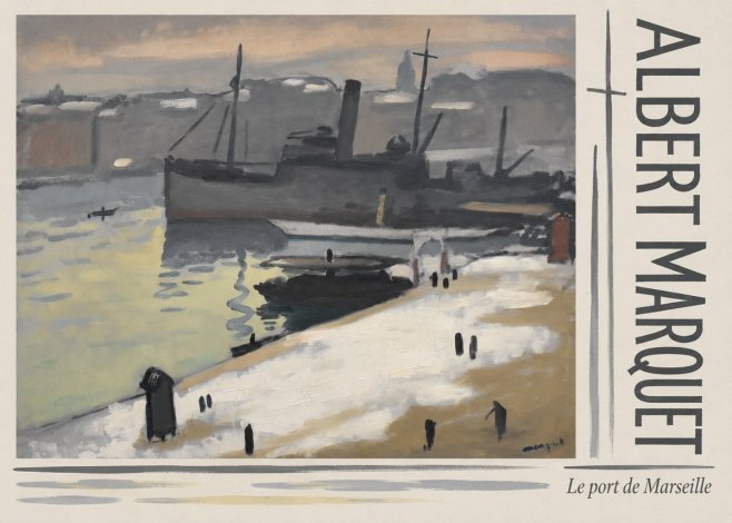 Albert Marquet Le Port De Marseille I No3 - Póster