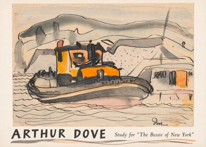 Arthur Dove Study for "the Bessie of New York" No1 - Póster