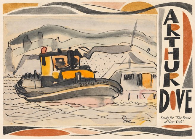 Arthur Dove Study for "the Bessie of New York" No5 - Póster