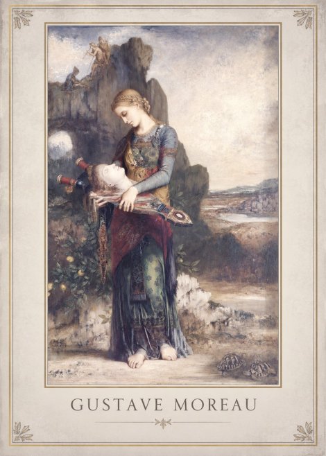 Gustave Moreau Salome with the Head of John the Baptist No1 - Póster
