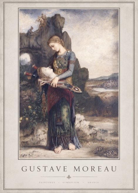 Gustave Moreau Salome with the Head of John the Baptist No3 - Póster