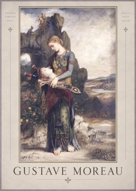 Gustave Moreau Salome with the Head of John the Baptist No4 - Póster