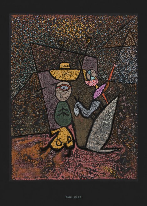 Paul Klee Man, Beast and Plant No6 - Póster