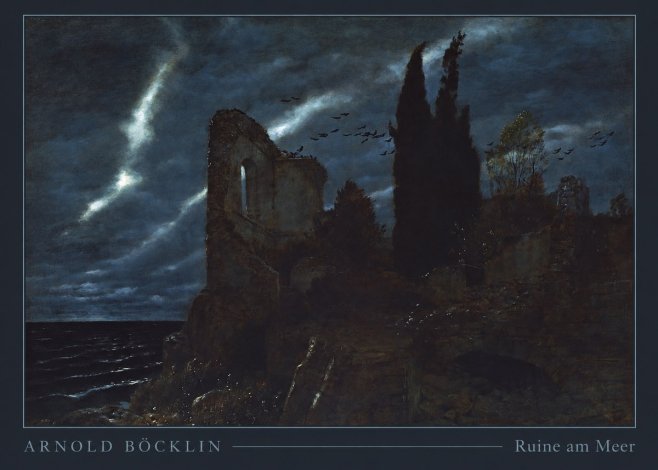 Arnold Böcklin Ruine Am Meer I No3 - Póster