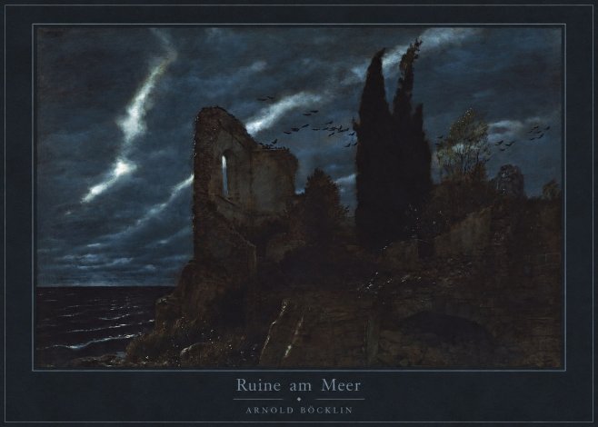 Arnold Böcklin Ruine Am Meer I No4 - Póster