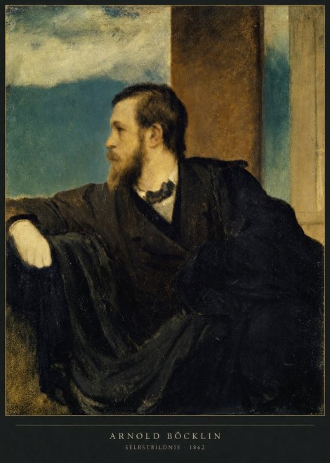 Arnold Böcklin Selbstbildnis No2 - Póster