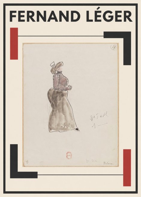 Fernand Léger Misia Billevan No1 - Póster