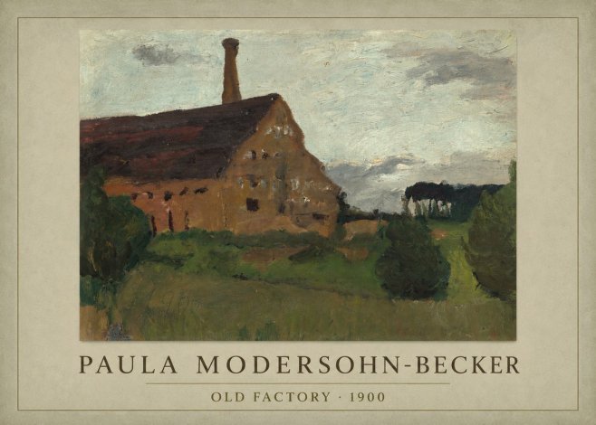 Paula Modersohn-Becker Old Factory No1 - Póster