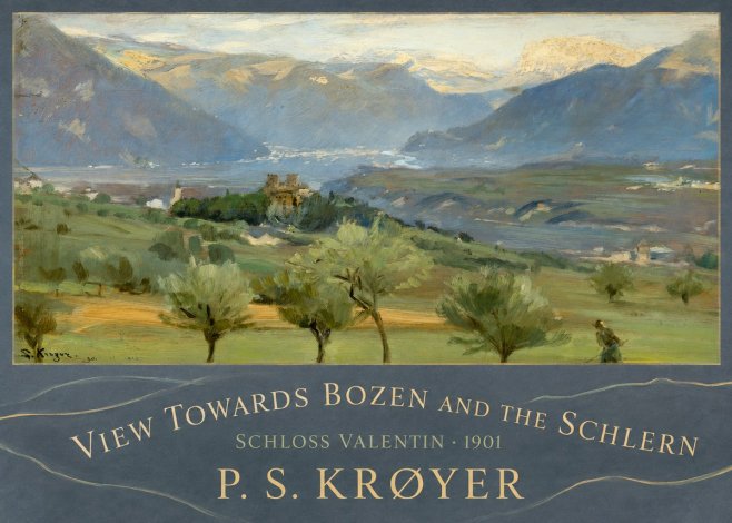 P.S. Krøyer View Towards Bozen and the Schlern No3 - Póster