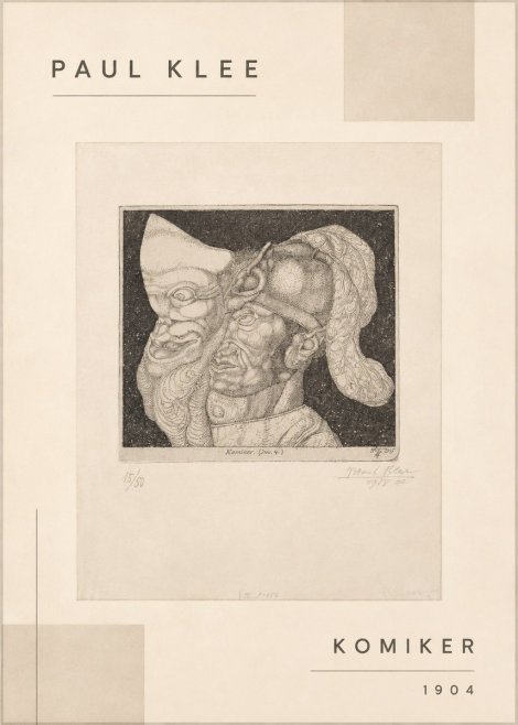 Paul Klee Komiker No1 - Póster