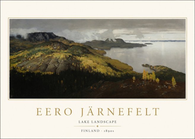 Eero Järnefelt Lake Landscape No1 - Póster