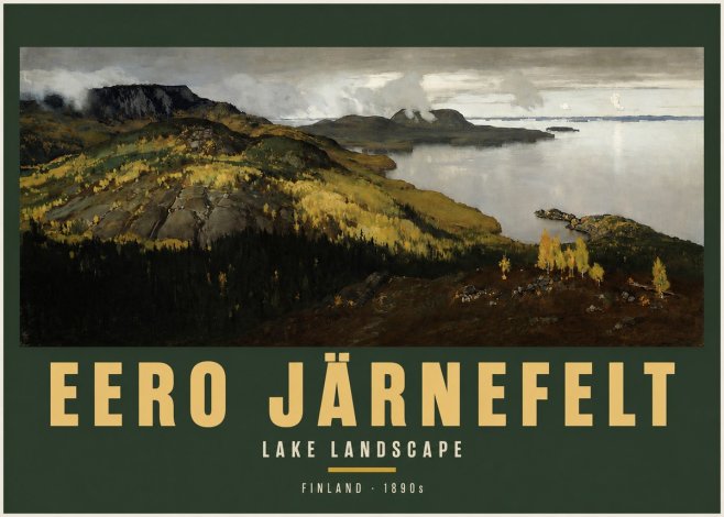 Eero Järnefelt Lake Landscape No2 - Póster