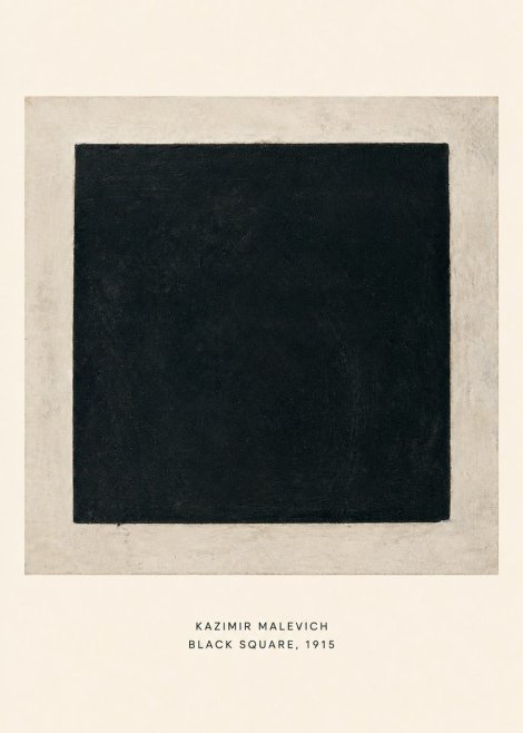 Kazimir Malevich Black Square No6 - Póster