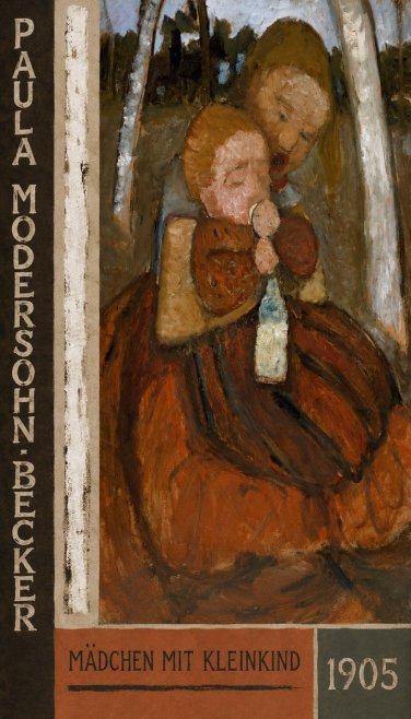 Paula Modersohn-Becker Mädchen Mit Kleinkind I No4 - Póster