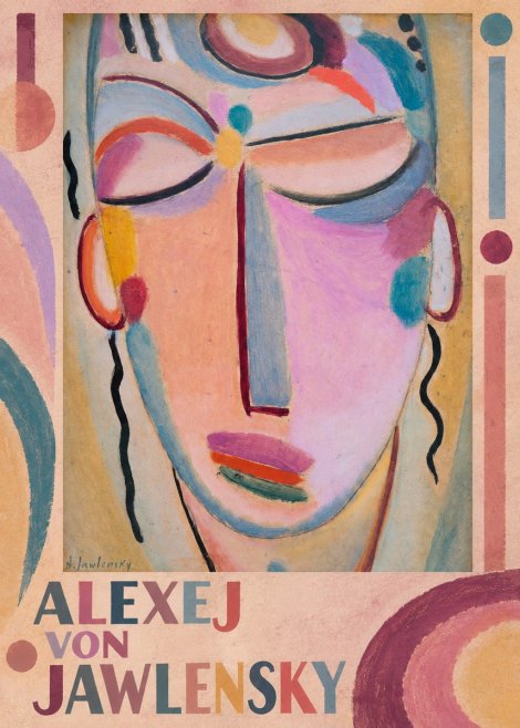 Alexej von Jawlensky Mystic Head No5 - Póster