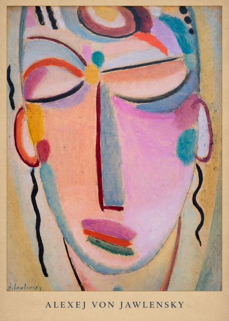 Alexej von Jawlensky Mystic Head No6 - Póster