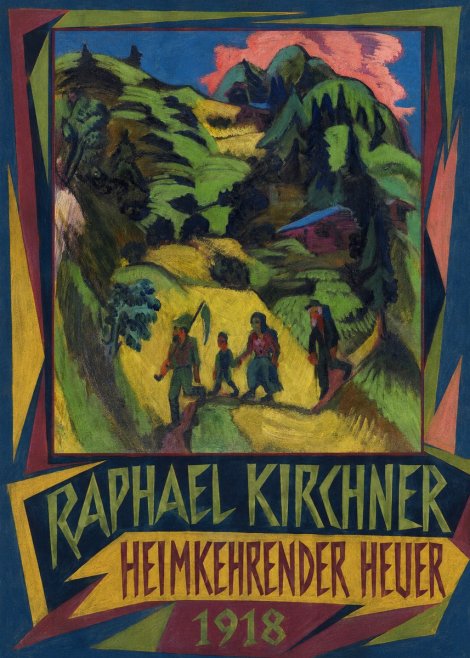 Raphael Kirchner Heimkehrender Heuer No1 - Póster