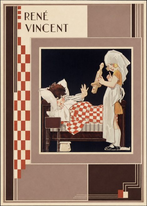 René Vincent The Little Patient No4 - Póster