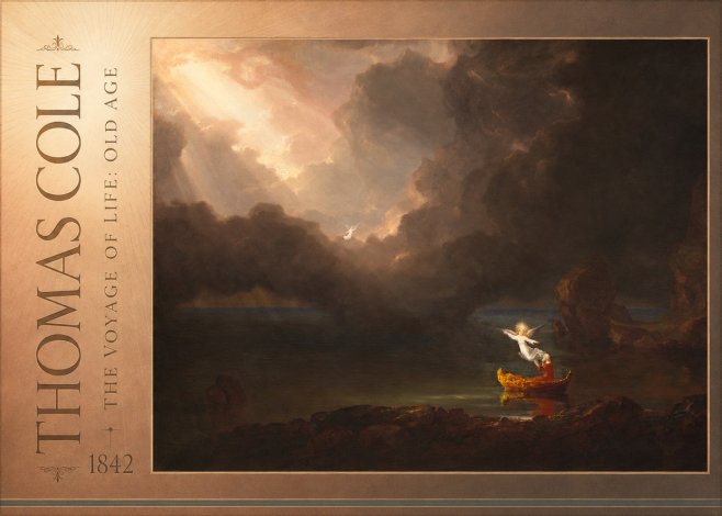 Thomas Cole The Voyage of Life: Old Age II No5 - Póster