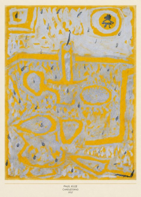Paul Klee Candlestand No5 - Póster