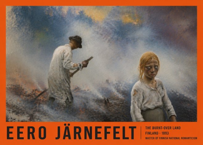 Eero Järnefelt The Burnt-over Land No4 - Póster