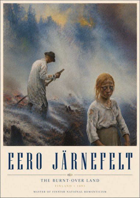Eero Järnefelt The Burnt-over Land No6 - Póster