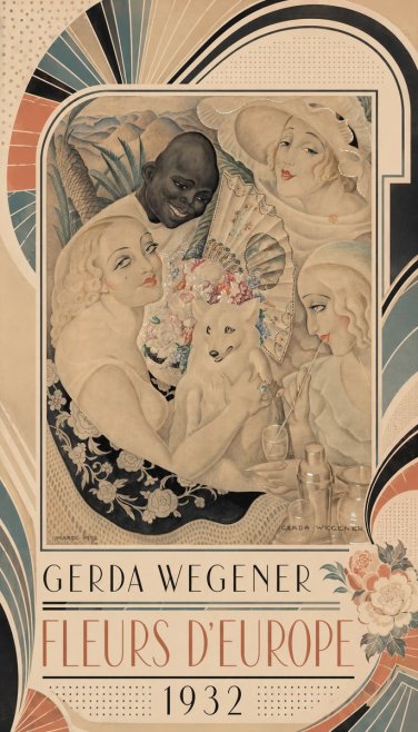 Gerda Wegener Fleurs D'europe No5 - Póster
