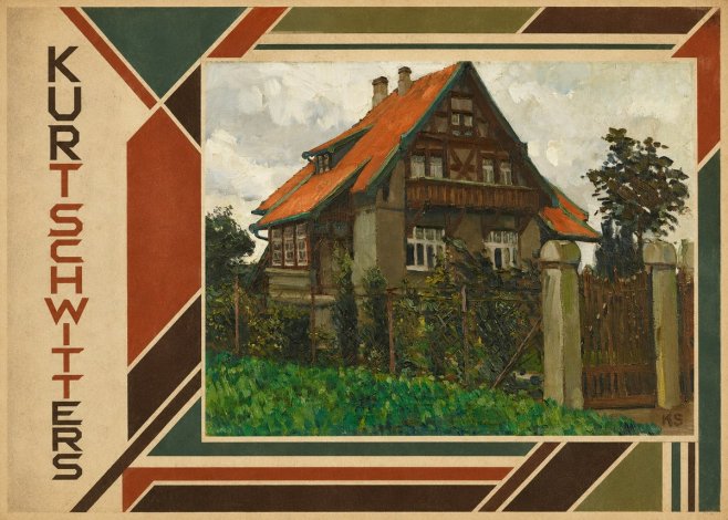 Kurt Schwitters The House on Berggasse No2 - Póster