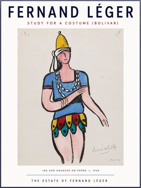 Fernand Léger Danse Rituelle No4 - Póster