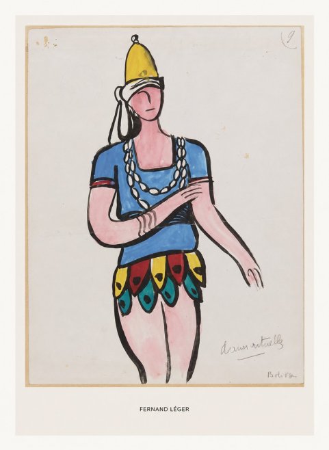 Fernand Léger Danse Rituelle No6 - Póster