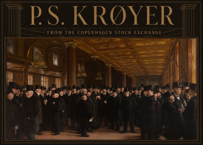 P.S. Krøyer From the Copenhagen Stock Exchange No5 - Póster