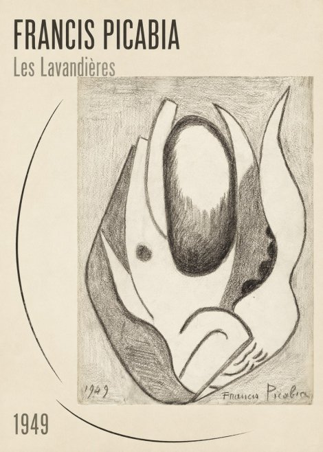 Francis Picabia Les Lavandières No2 - Póster