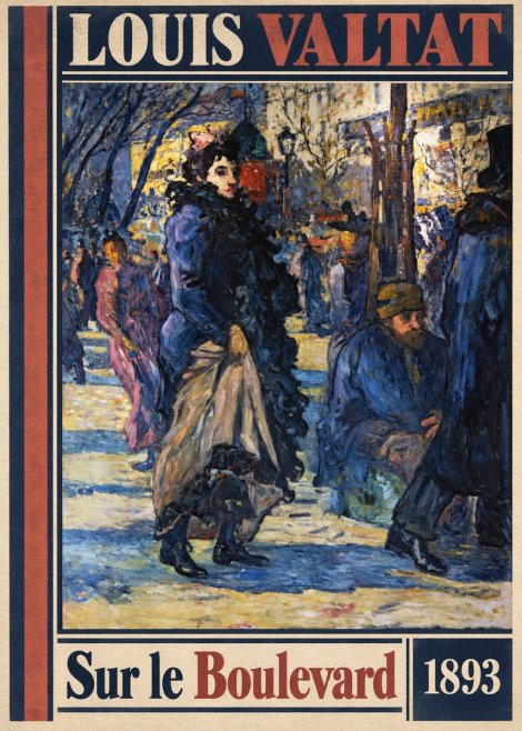 Louis Valtat Sur Le Boulevard No5 - Póster