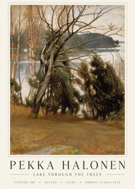 Pekka Halonen Lake Landscape No6 - Póster