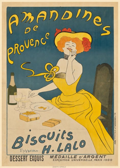 Leonetto Cappiello Amandines De Provence Biscuits H. Lalo II No6 - Póster