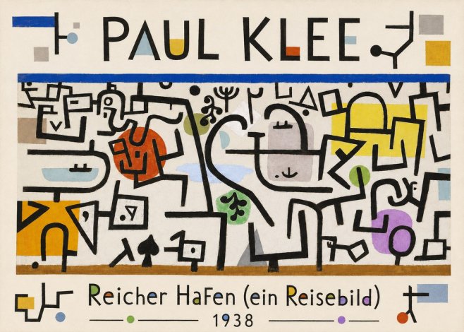 Paul Klee Reicher Hafen (Ein Reisebild) II No1 - Póster