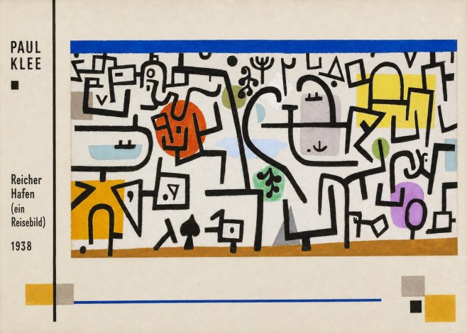 Paul Klee Reicher Hafen (Ein Reisebild) II No3 - Póster